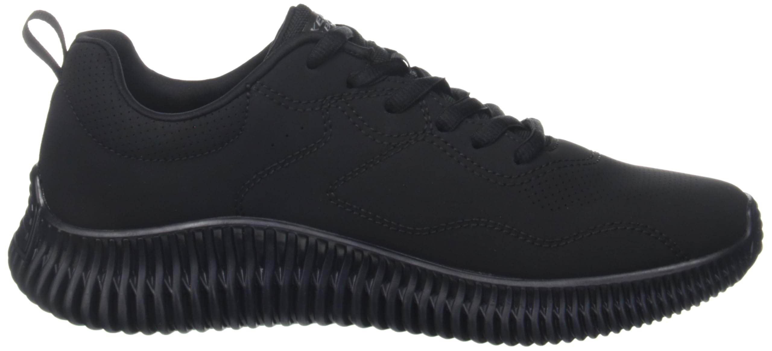 Skechers Bobs Geo How Debonair Herren-Sneaker, Schwarz (Black Pu), 45 EU – Ansicht 4