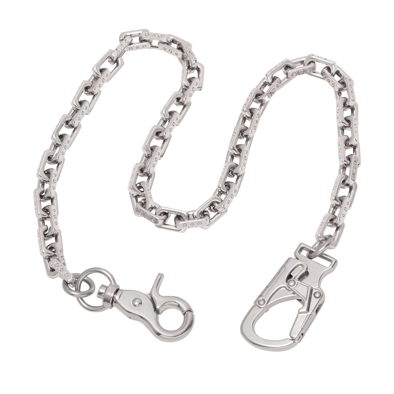 Ahiller Wallet Chains for Men, Metal Keychain with Double Lock Carabiner