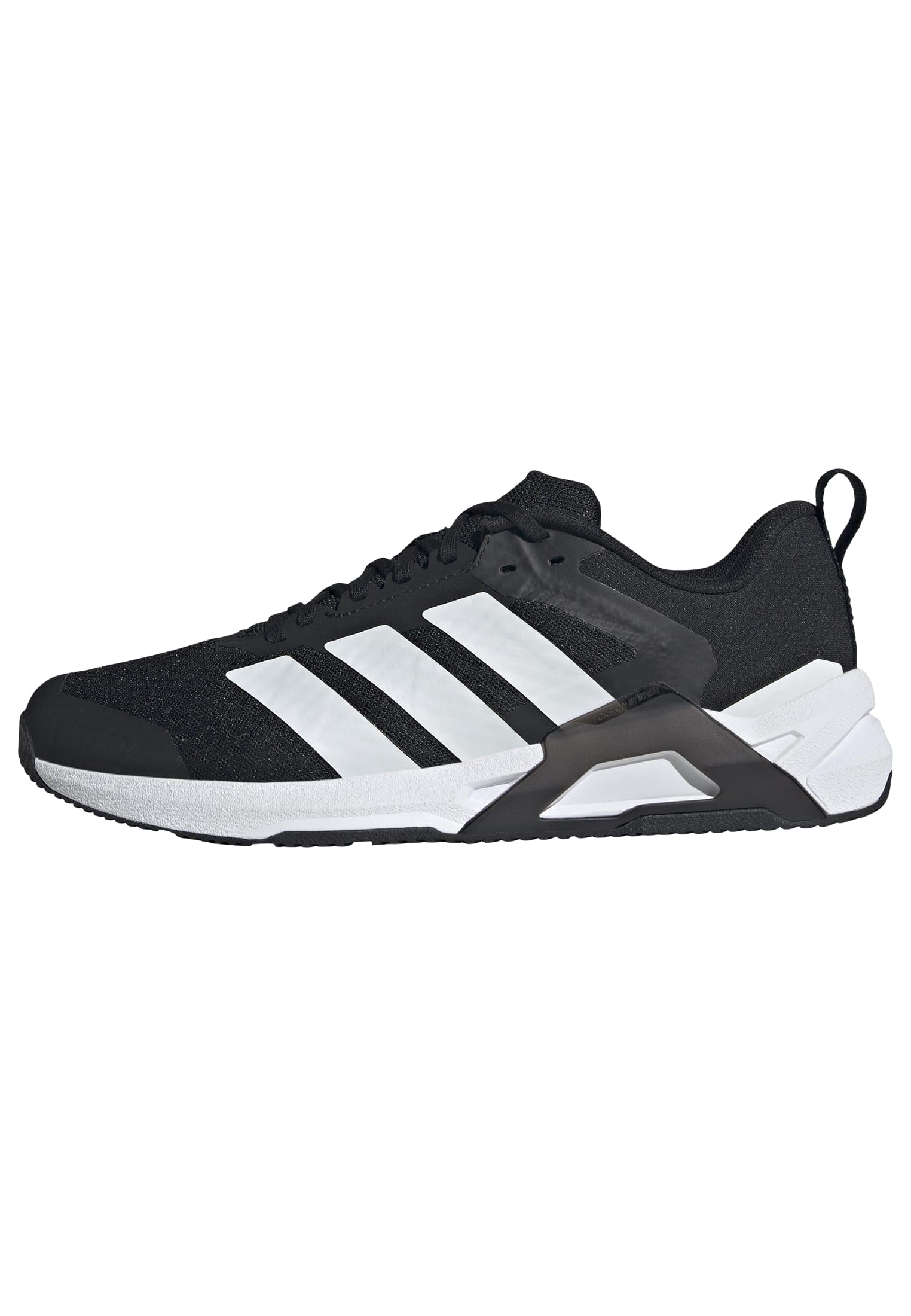 adidas Herren Dropset Control Trainer Schuhe, Schwarz, Weiß, Rot, 44 2/3 EU Large