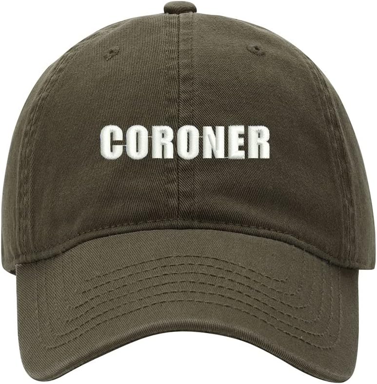 Baseball Cap Men Coroner Embroidered Washed Cotton Dad Hat Baseball Caps