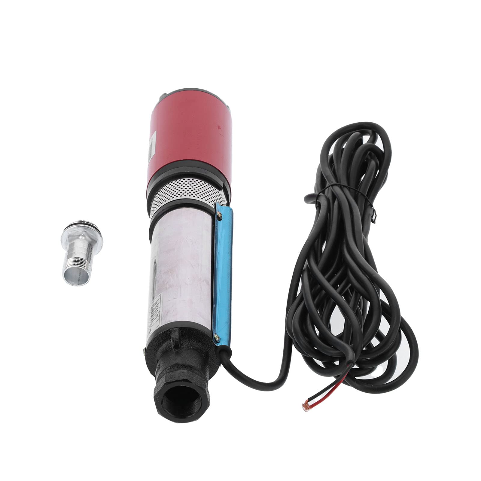 Tbest Bomba de Pozo Profundo de CC, Bomba Solar de 24V, Impulsor Flotante de Motor de Latón Grande de 35M de para Riego, Agricultura y Jardín