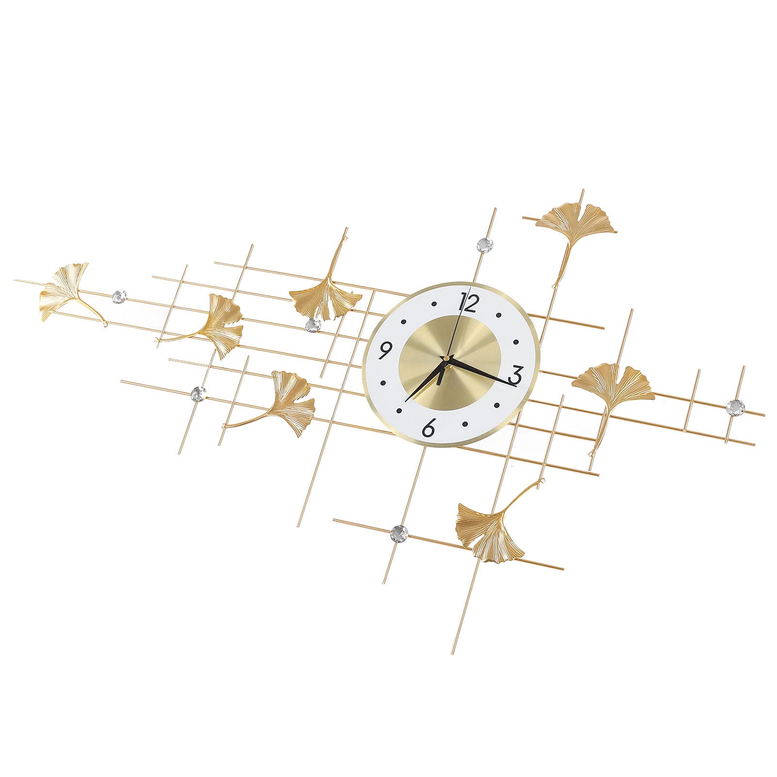 Reloj de Pared de Metal Decorativo de Arte del Hierro de 39,0 X