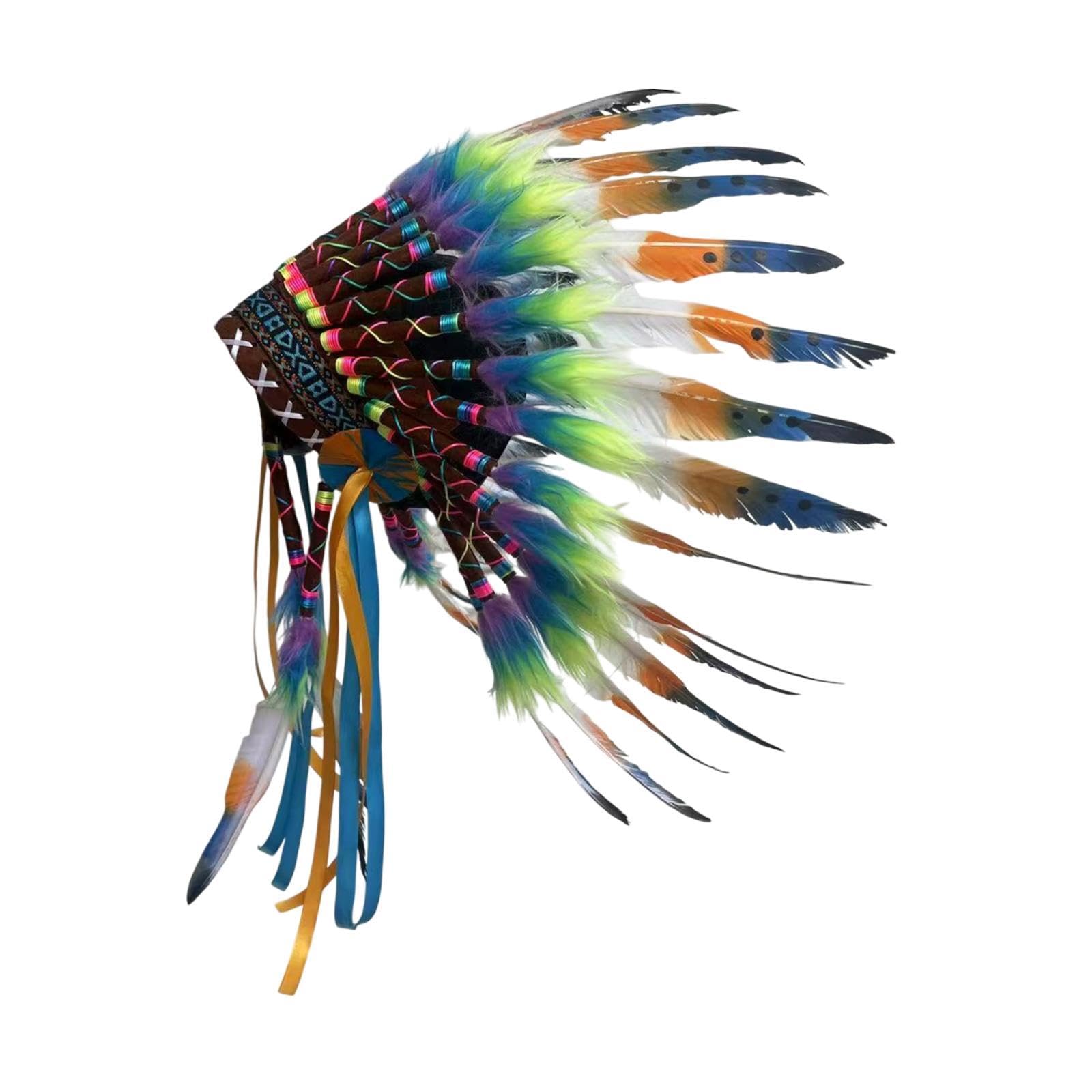 Copricapo Artificiale da Copricapo Adulti Artigianato per la Danza da Festa di Ruolo