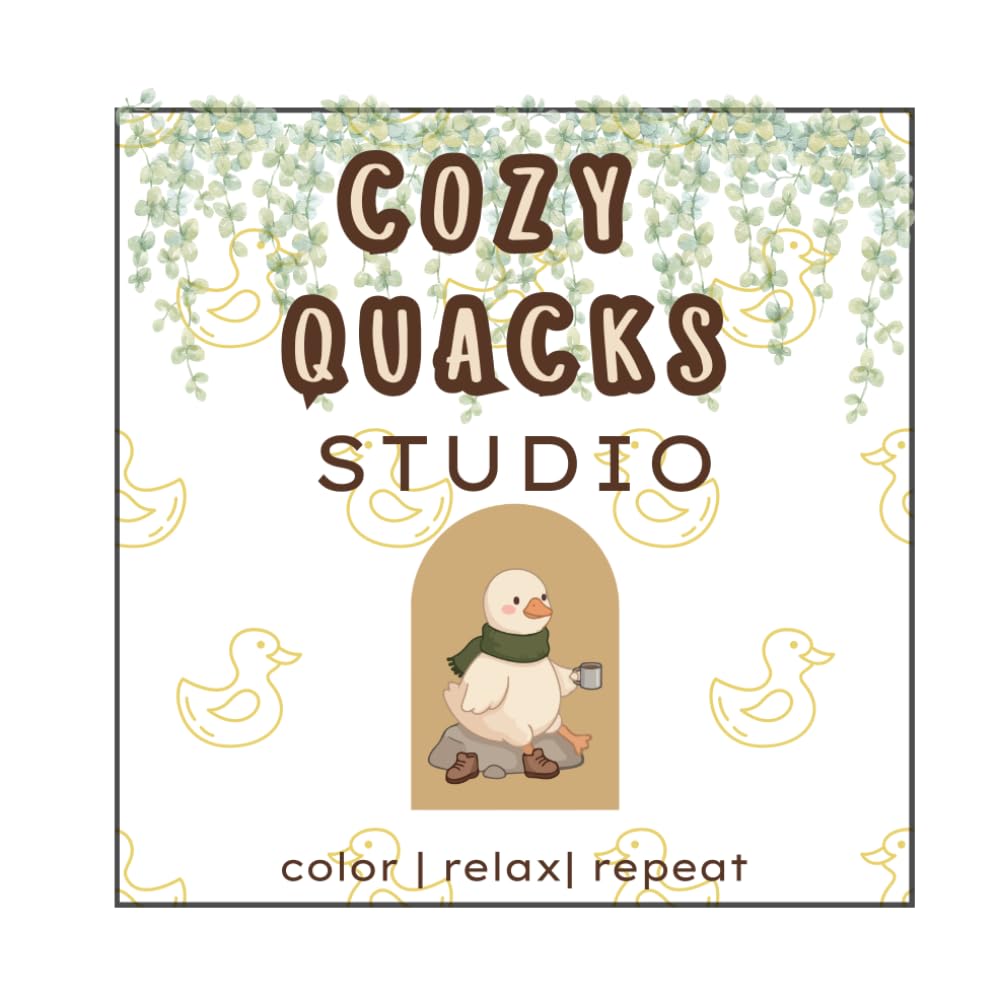 Cozy Quacks Studio: OG Ducks: Adorable Duck Scenes to Color, Relax & Repeat