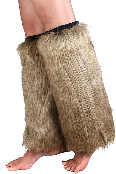 furry leg warmers amazon