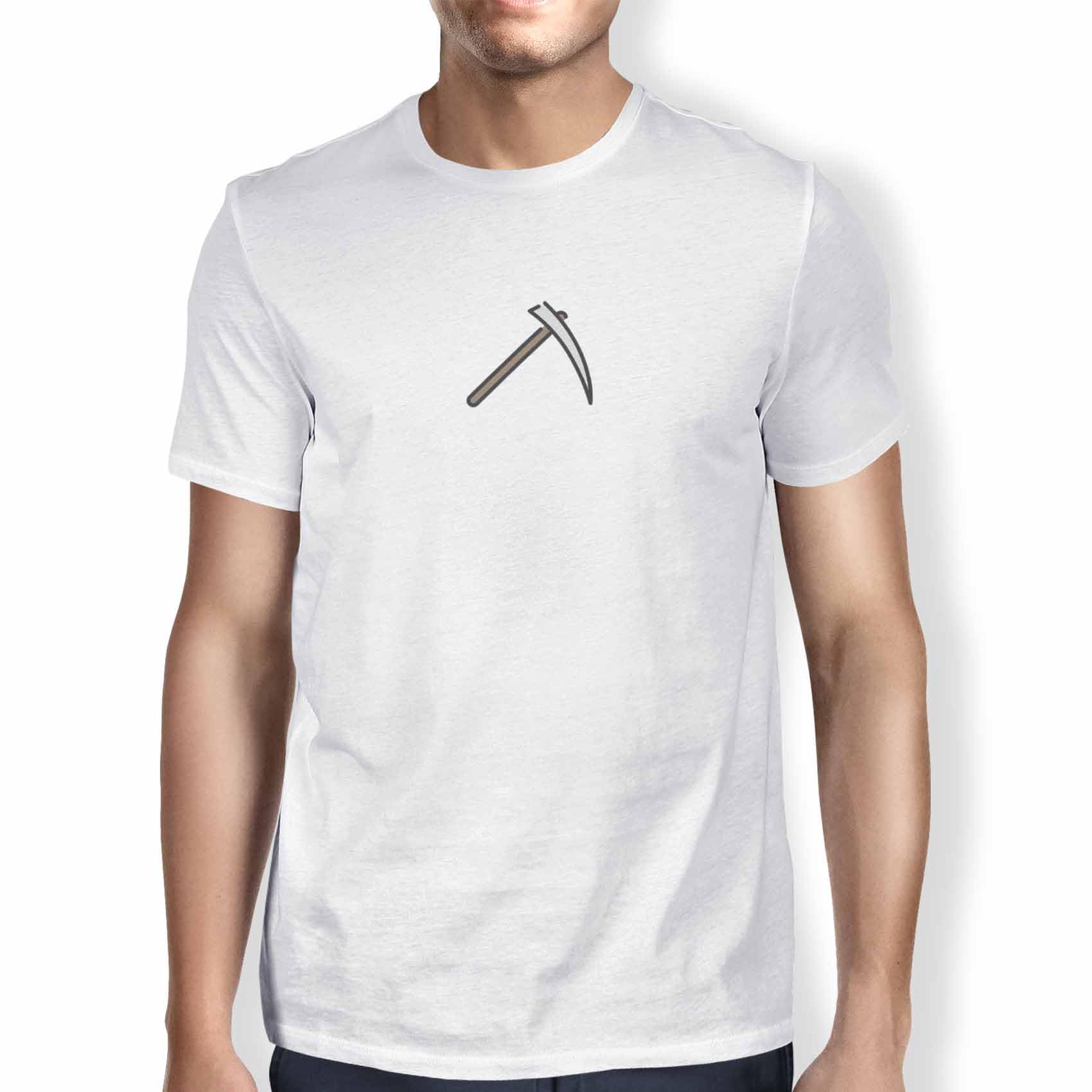 Green Fish Men's Fdmtsi-102379 T-Shirt, White, L