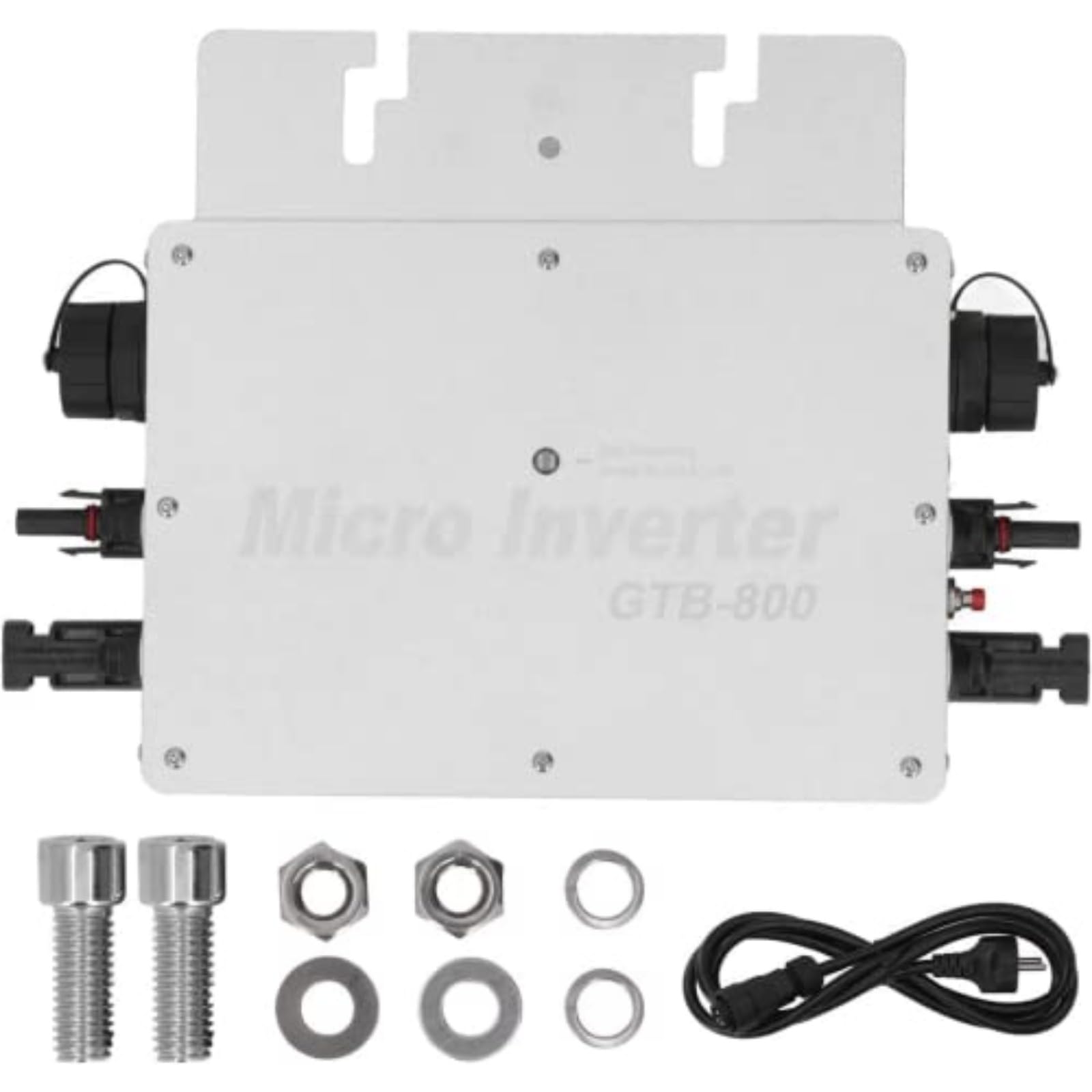 Inversor de red de 800 W, micro inversor impermeable, inversor de red solar, control WiFi, inversor CC a CA 120, 230 V, identificación automática IP65, resistente al agua