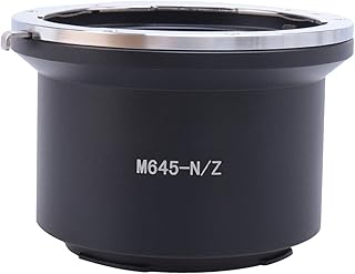 Foto4easy Lens Adapter Ring for Mamiya 645 Mount Lens to Nikon Z Mount Z6 Z7 Z50 Digital SLR Camera