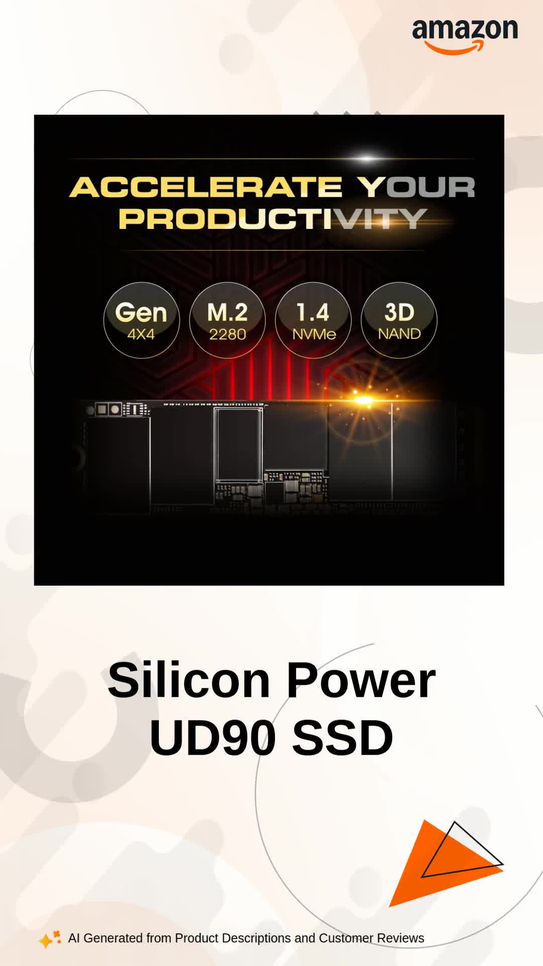 Silicon Power UD90 NVMe PCIe 4.0 SSD