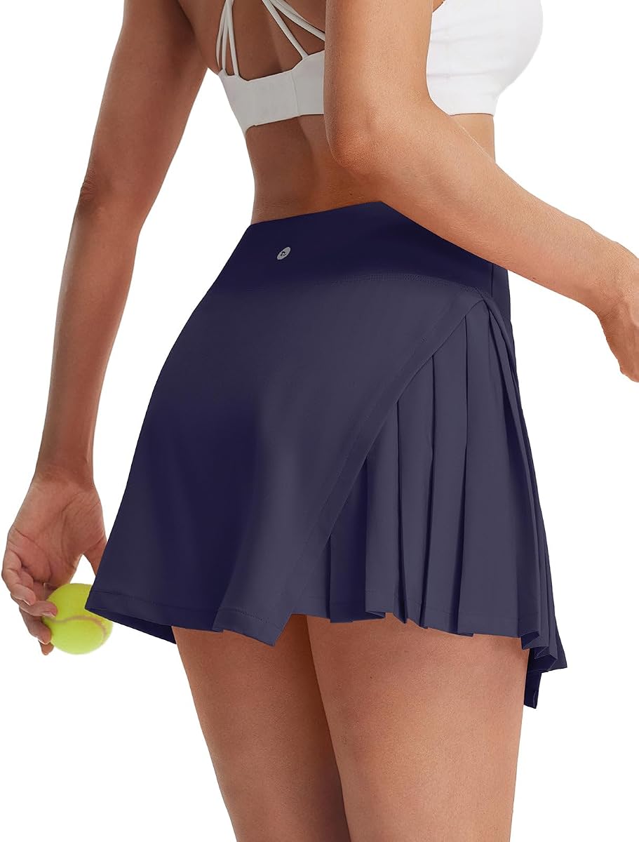 Women's A-Line Tennis Skirts Quick-Dry Skorts with 2 Pockets