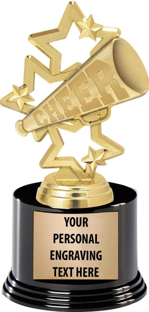 Crown Awards Cheerleading Trophies with Custom Engraving