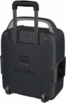 ION Sport 320-200 Watt Outdoor Bluetooth Party Speaker with Rechargeable Battery, FM Radio, Lights, USB Charging, App, Omni-Directional Sound