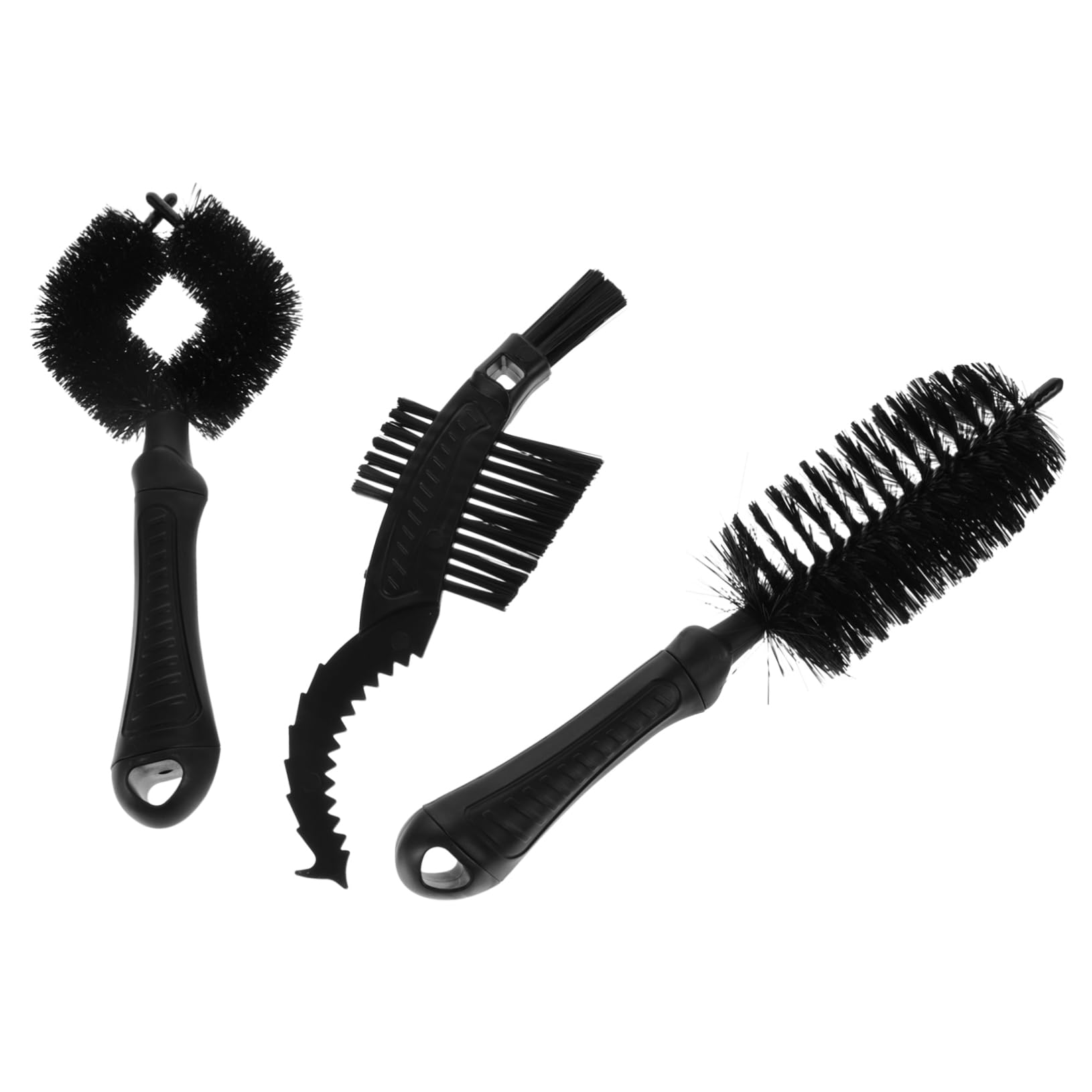 KICHOUSE 3Pcs Motorcycle Chain Cleaner Brush Reusable Cleaning Tools for Bicycle and Motorcycle Chains Essential Motorcycle Supply for Daily Maintenance