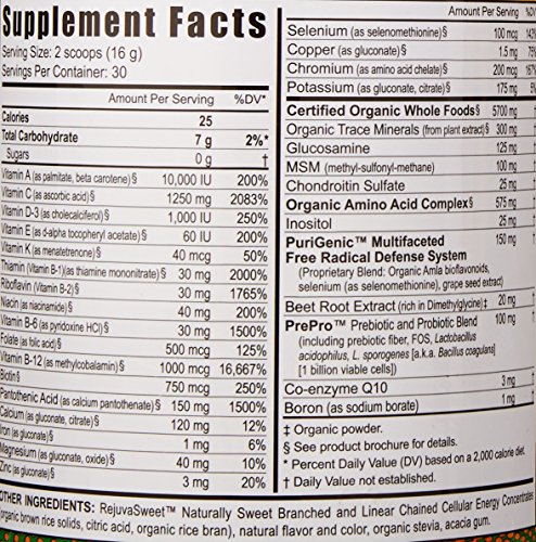 Youngevity Beyond Tangy Tangerine 2.0 Citrus Peach Fusion Multi-Vitamin & Mineral Complex - Made with Natural & Whole Foods | 8,000 ORAC (3 Canisters)