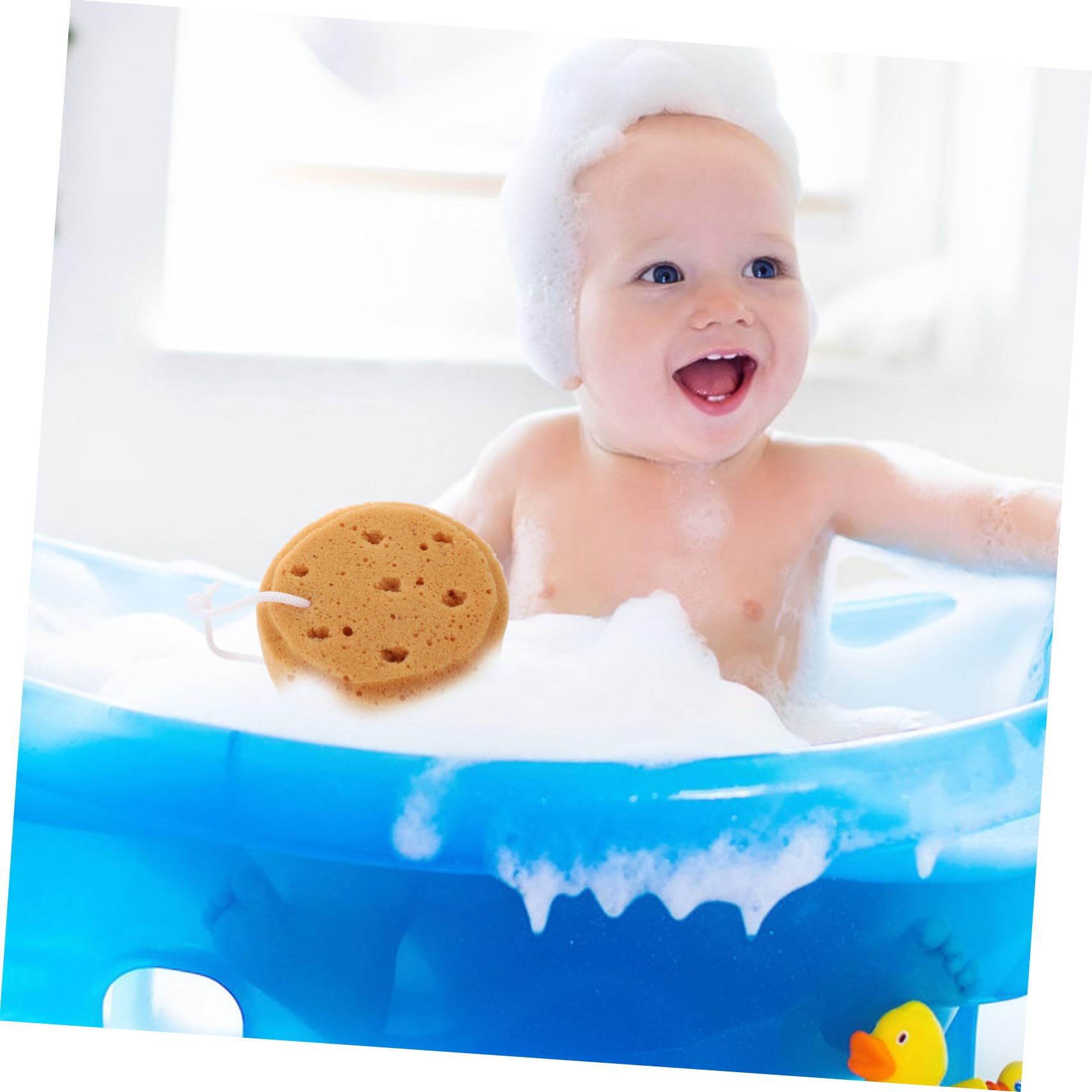 Healvian 5 Set Di Spugne Da Bagno Spesse Per Il Corpo Cordino Da Appendere Esfoliante Scrubber Per Il Corpo Per Uomini E Donne Facile Da Asciugare 4 Pezzi*5