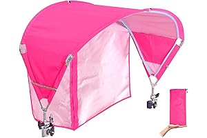 GCI Outdoor Rocker Chair with Height Adjustable Canopy and Reclining Feature