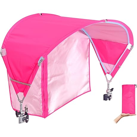 GCI Outdoor Rocker Chair with Height Adjustable Canopy and Reclining Feature