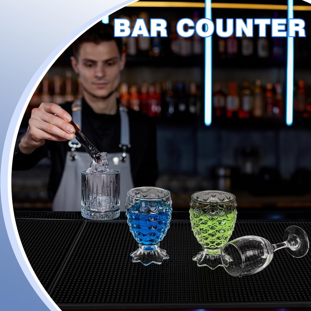 3Pack Rubber Bar Mat Thick Rubber Bar Service Spill Bar Mats for Home Bar or Restaurant Nonslip Flexible Barber Mats for Clippers (24" x 12" x 0.3"+18" x 12" x 0.3"+12" x 6" x 0.3") — Amazon image 4