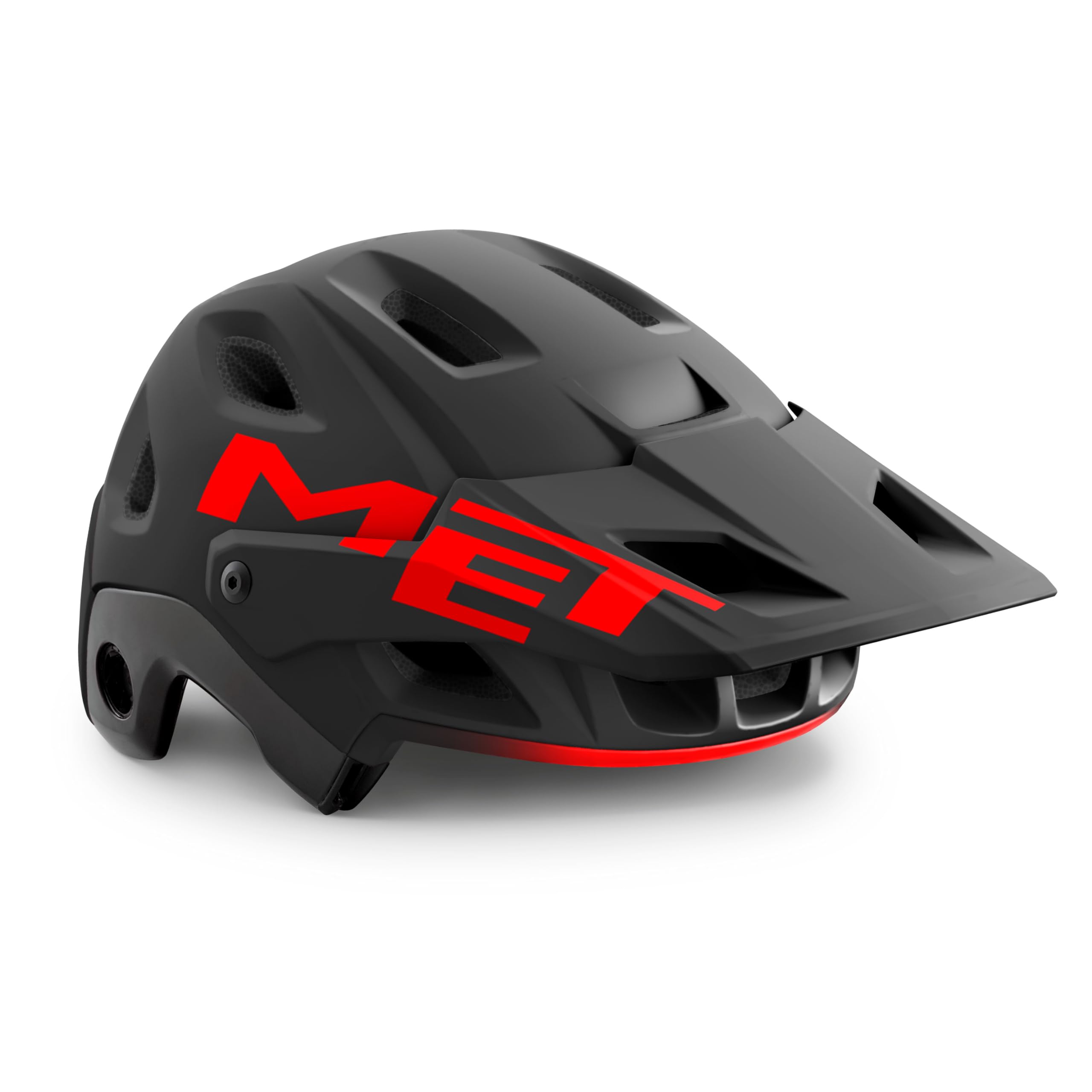 MET Parachute MCR MIPS Helm schwarz/rot