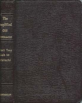 Imitation Leather The Amplified OLD TESTAMENT - Part Two (Job-Malachi) Book