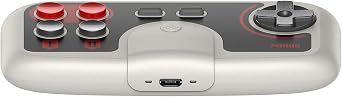 8Bitdo PCE 2.4G Wireless Gamepad for PC Engine Mini, PC Engine CoreGrafx Mini, TurboGrafx-16 Mini & Nintendo Switch (PCE Edition)