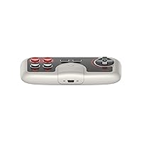 Vista 4 de 8Bitdo PCE 2.4G Wireless Gamepad for PC Engine Mini, PC Engine CoreGrafx Mini, TurboGrafx-16 Mini & Nintendo Switch (PCE Edition)