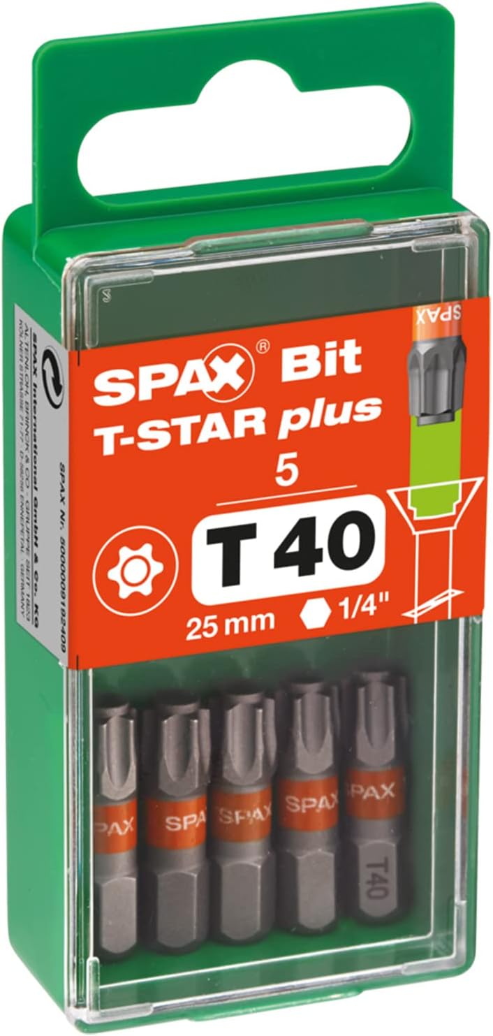 SPAX T-Star Plus csavarbits részletei