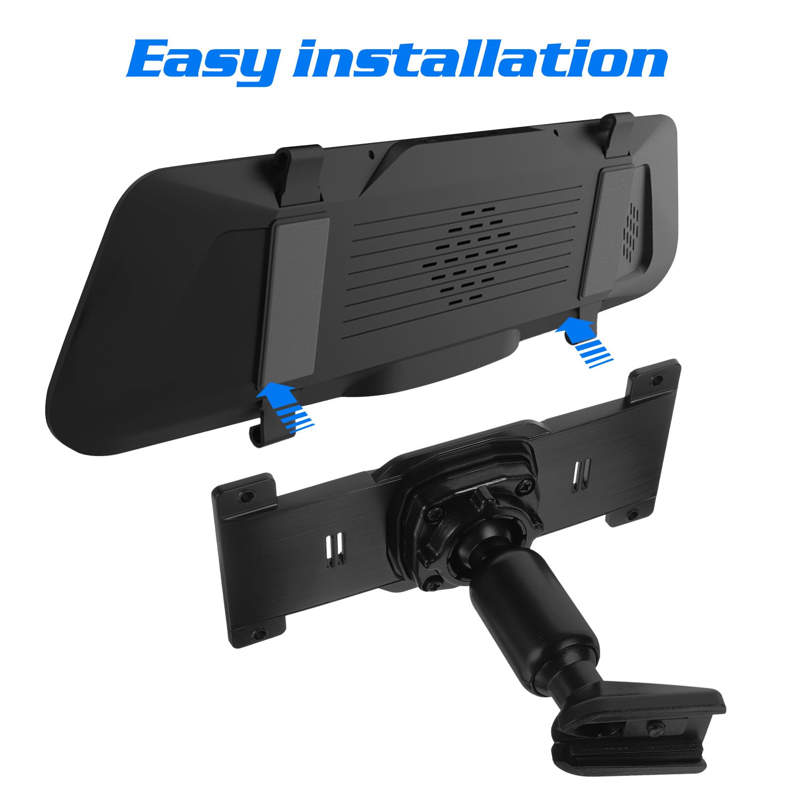 VANZACK Supporto per dashcams sullo specchietto retrovisore, specchietto retrovisore, supporto universale per cruscotto auto per installazione sicura