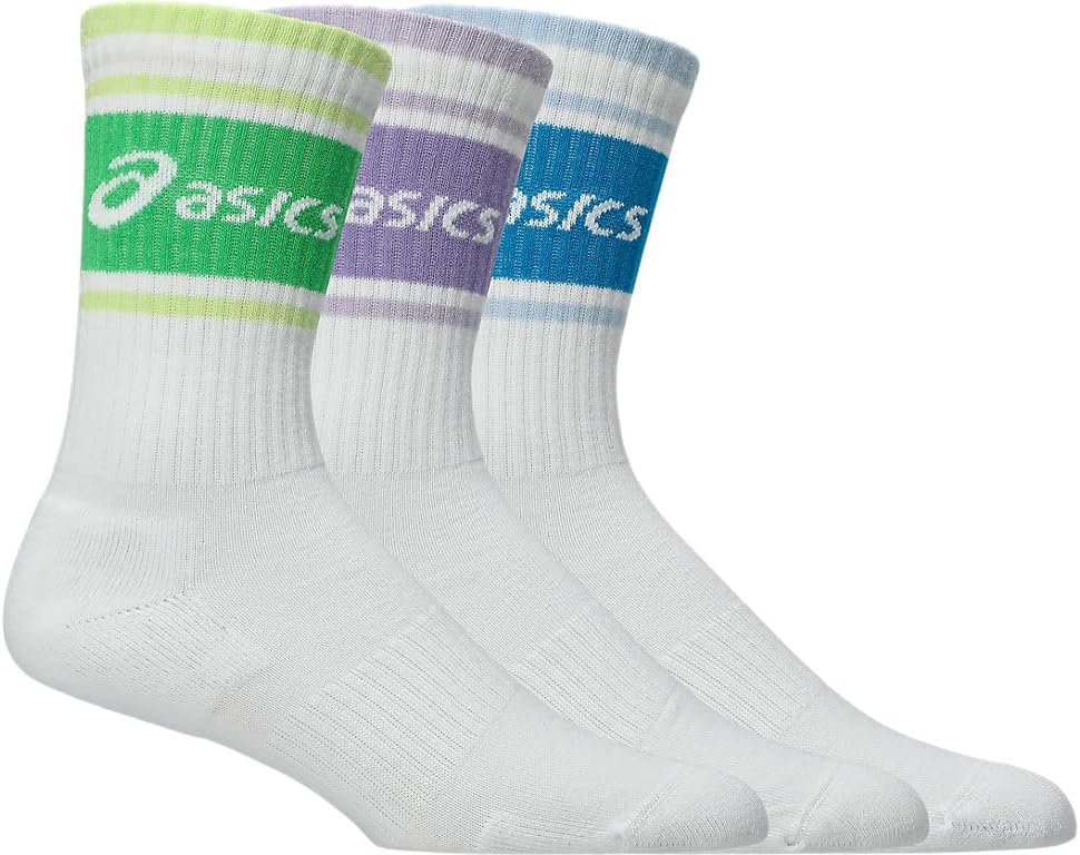 ASICS Unisex 3 PACK LOGO CREW SOCK Training Accessories