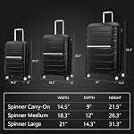 Samsonite Freeform Spinner Carry-On, Model Number - 88379-1041, Black