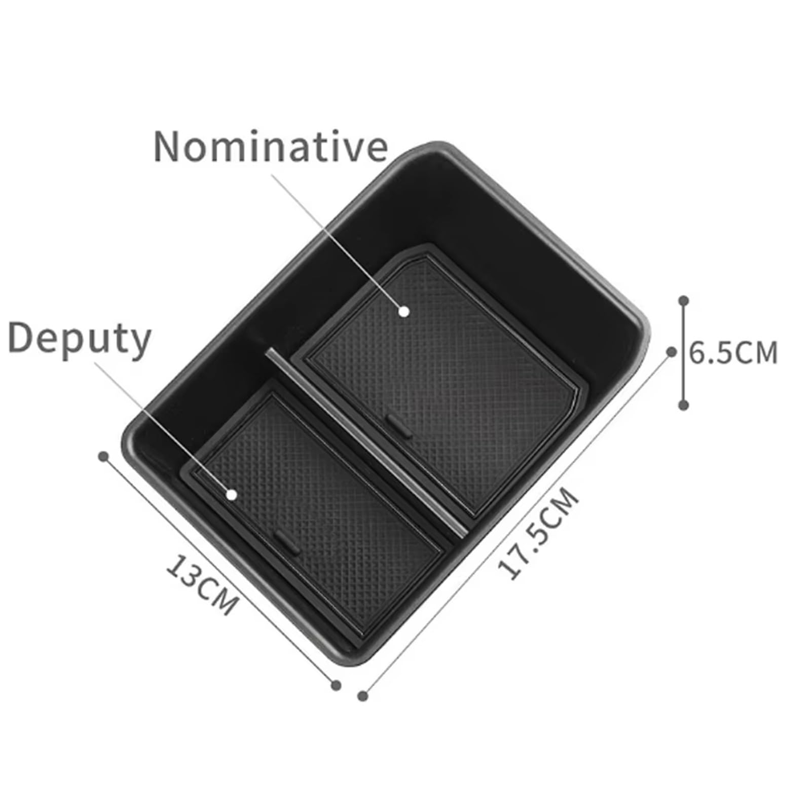Armrest Storage Box Kompatibel Mit Für Q4 Für E-Tron 2021 2022–2024 Aufbewahrungsbox Für Die Autoarmlehne Mittelkonsolenfach-Organizer ABS-Sekundärbehälter-Aufbewahrung