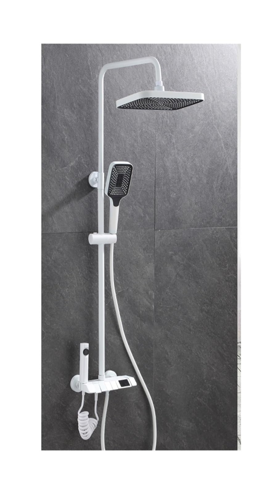 Robinet de bain à effet pluie spa et douche LED haut de gamme