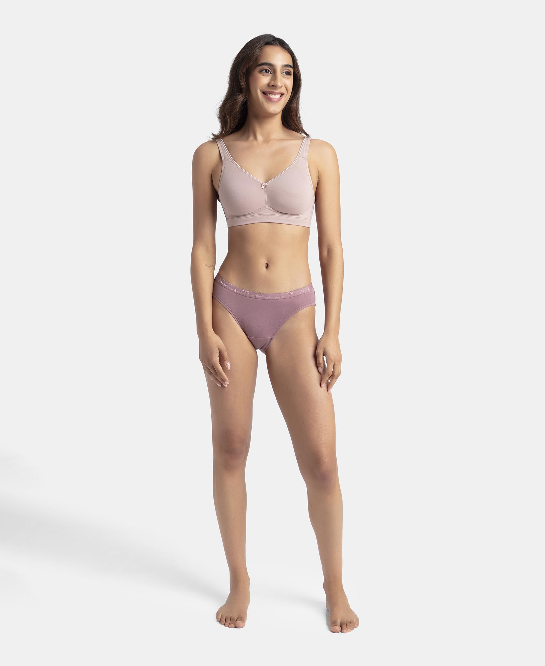 Jockey Women's Cotton Bikini (Pack of 3) (1525_Light Assorted_M_Light Assorted_M) - Image 5 thumbnail