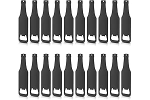 Wallet Flat Bottle Opener Groomsmen with 30 pieces, Black