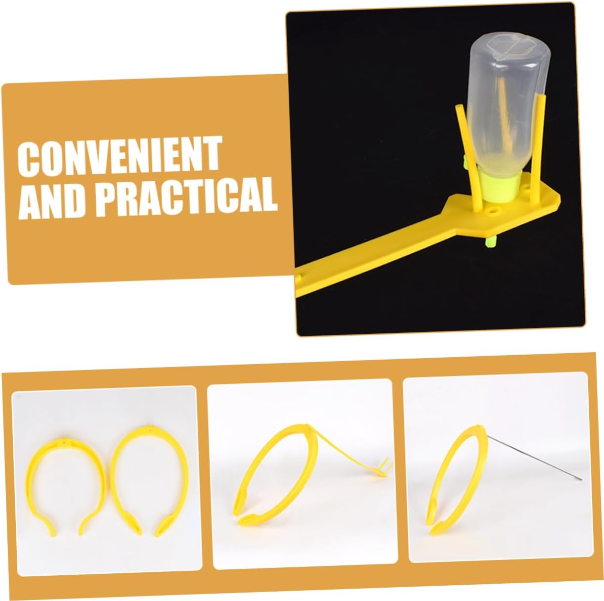 Sosoport 2pcs Pig Insemination Clip Livestock Health Equipment Farm Supplies Heat Cold Resistant Easy to Use
