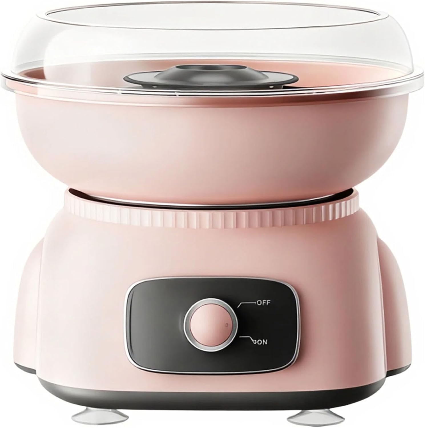 Cotton Candy Maker, Mini Pink Cotton Candy Machine for Weddings, Birthday Parties, Christmas and Halloween, Easy to Clean, Home Use