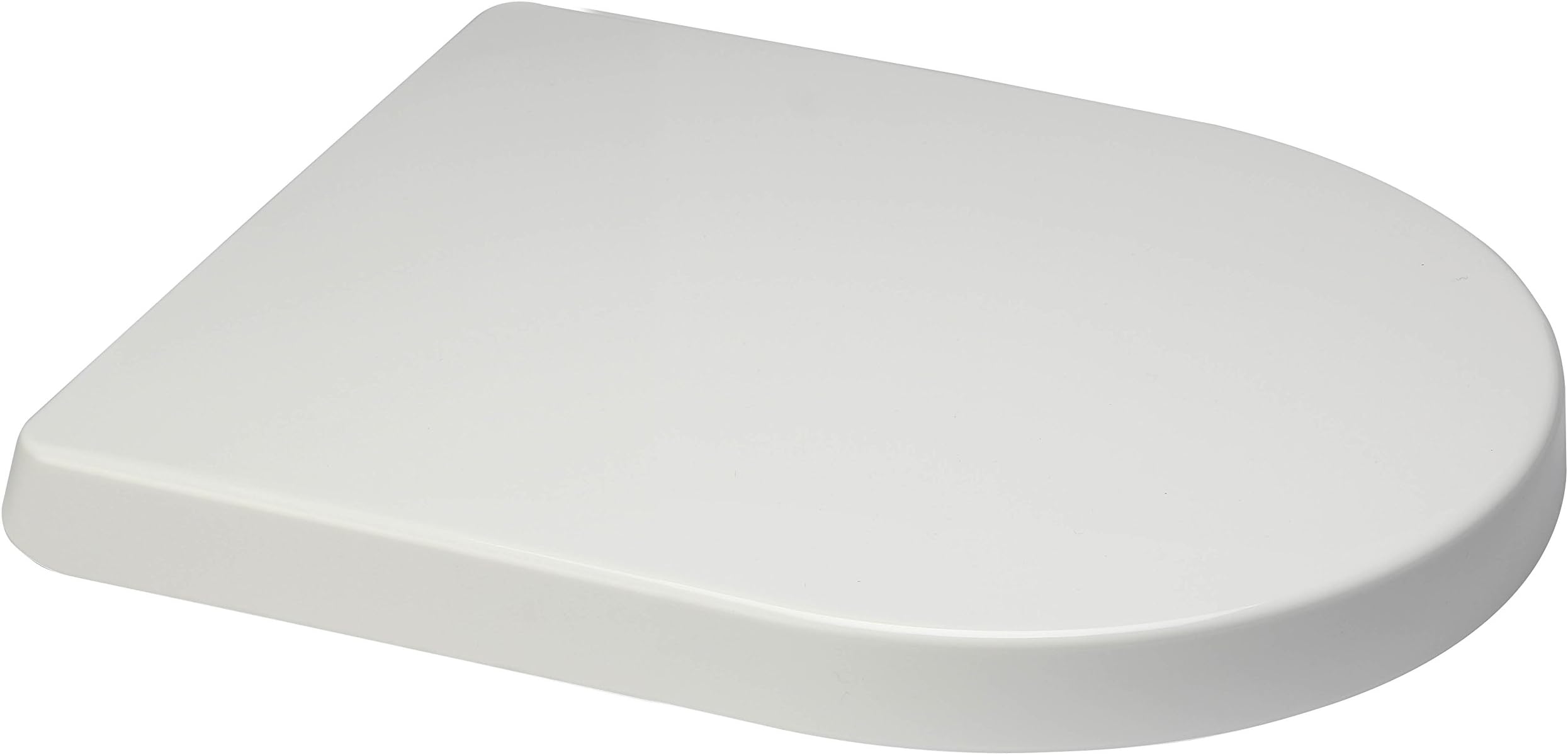 Short Projection Compact D Shape One Button Quick Release Soft Close White Toilet Seat