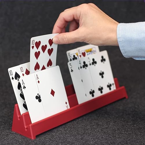 Miniatura 3 de GameTamer Soporte para cartas de juego y estante de dominó para juego de manos libres y organización de juegos de mesa (domadores de cartas, juego