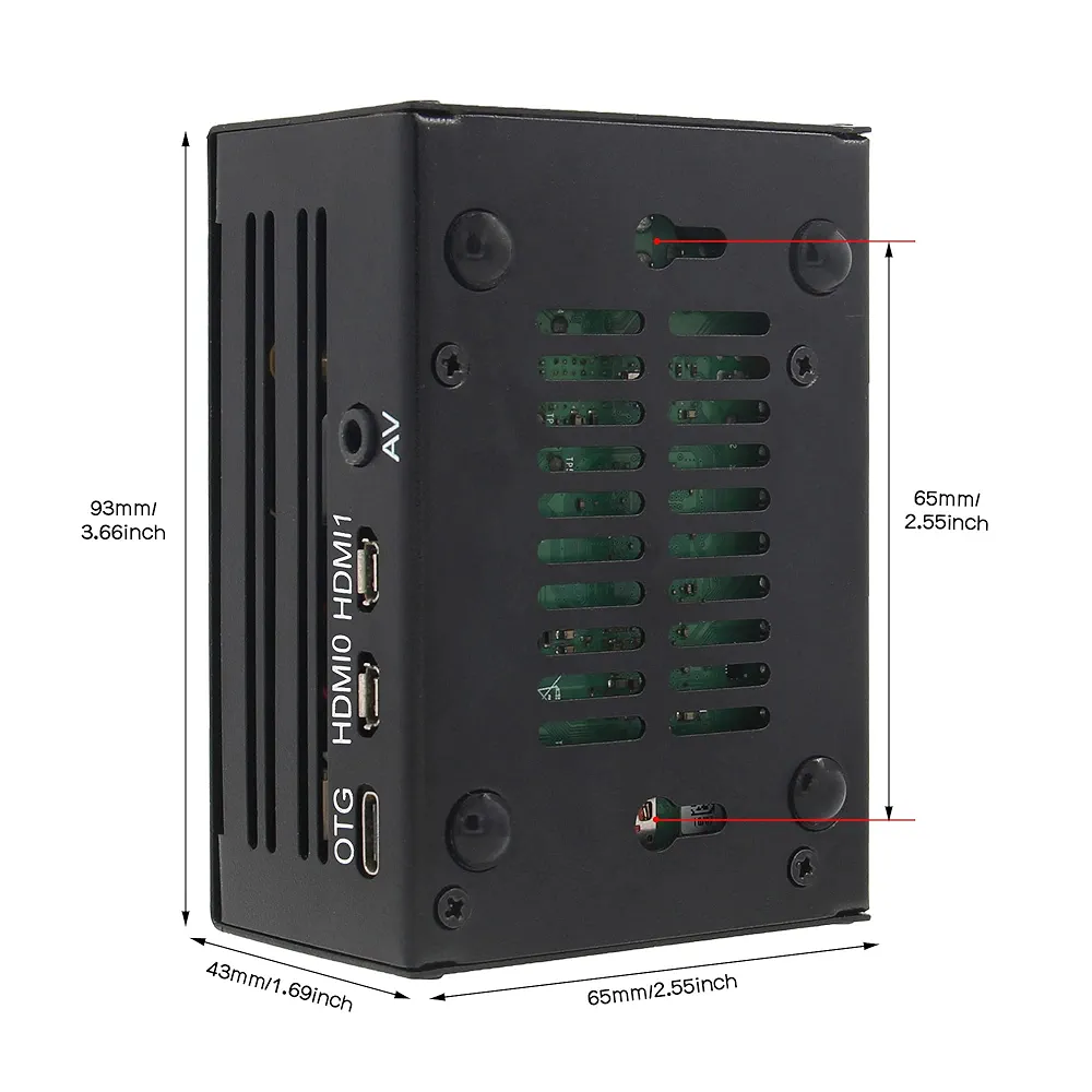 Geekworm KVM-A3 Kit for Raspberry Pi 4 Open Source KVM Over