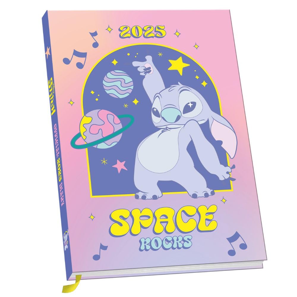 2025 Diary Disney Stitch Week to View A5 Diary Official Product
