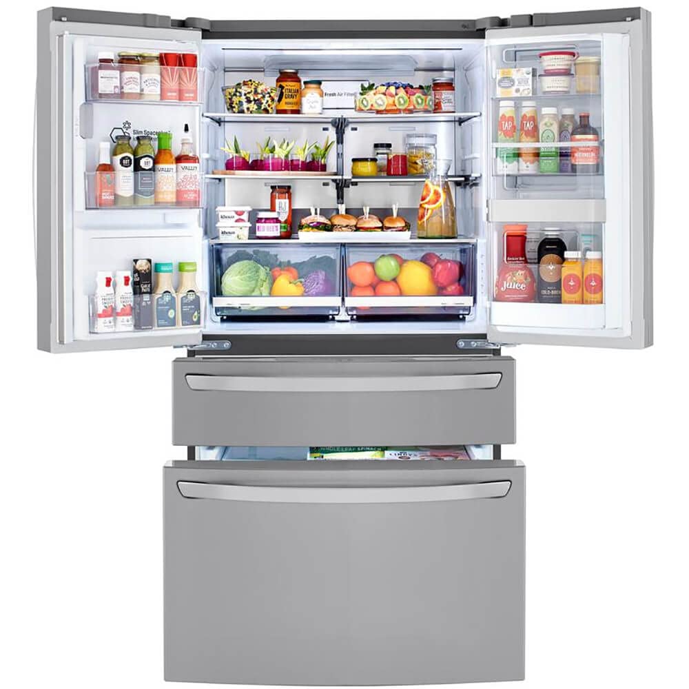 LG 23 cu. ft. Door-in-Door 4-Door French Door Refrigerator, Dual and Craft Ice in PrintProof Stainless Steel, Counter Depth LRMDC2306S on Fridge.com