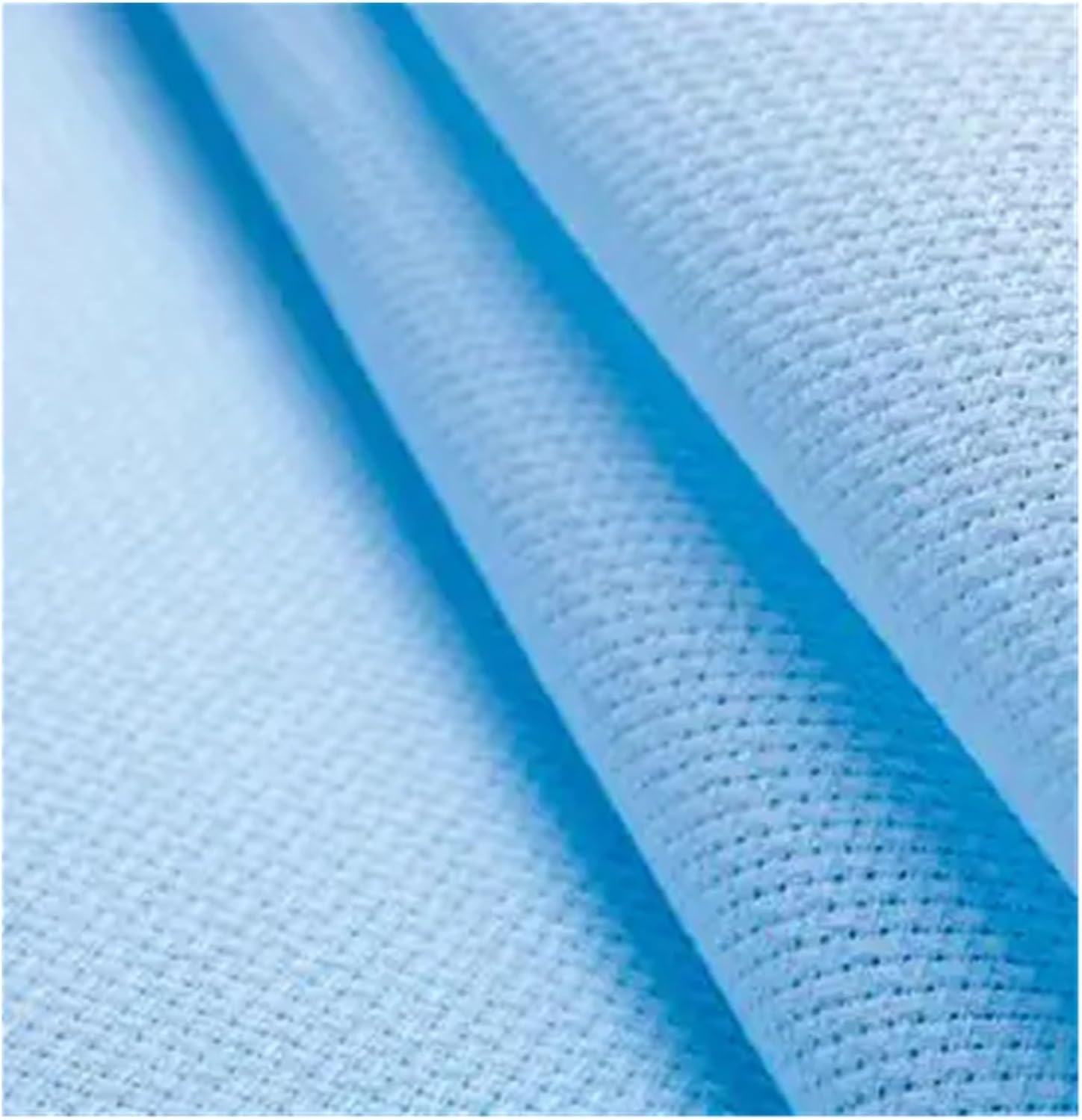 Embroidery fabric, Cross Stitch Fabric Cloth Canvas for Cotton 14CT(Light Green)