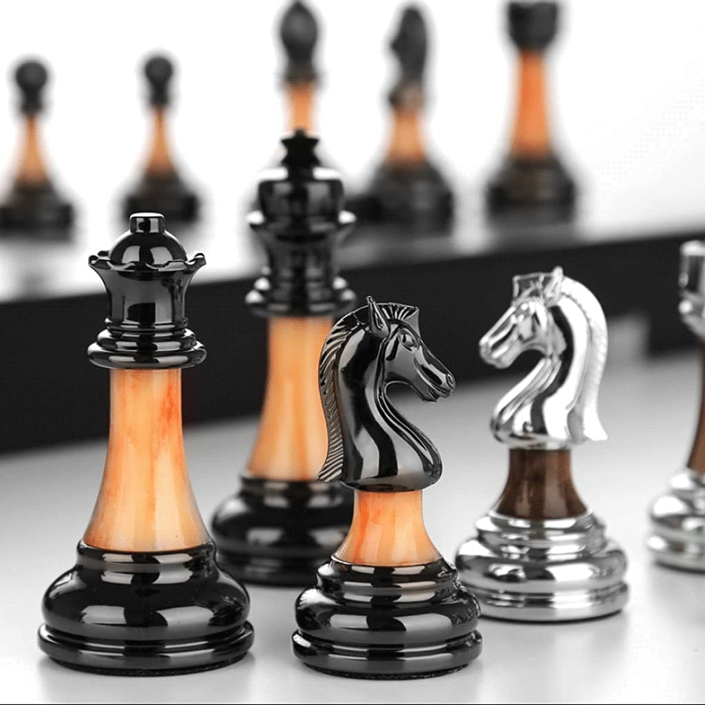 妖精チェス駒とボードセット 美品 レア チェスセット 将棋 ボードゲーム Amazon.co.jp: チェスセット木製国際チェスセットアクリル黒と白