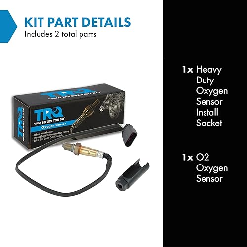 Vista 952 de TRQ Sensor de oxígeno O2 compatible con Ford Edge 2010-2013 Escape Explorer 2010-2012 Fusion Lincoln MKX 2010-2011 Mazda Tribute Mercury Mariner