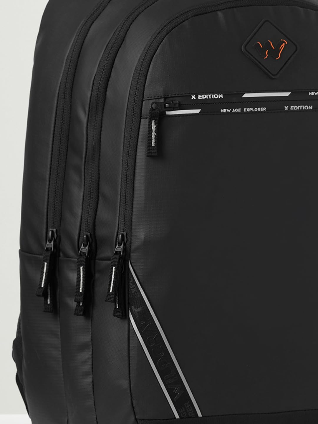 Wildcraft Dark Edition 45 L Professional Laptop Backpack for Men & Women | Fits 15.6 inch Laptop | Padded Shoulder Straps, Multi Compartments, Anti-Theft Zippers | Business Travel Bag | Dark Black 13 61bftBL6 aL. SL1440