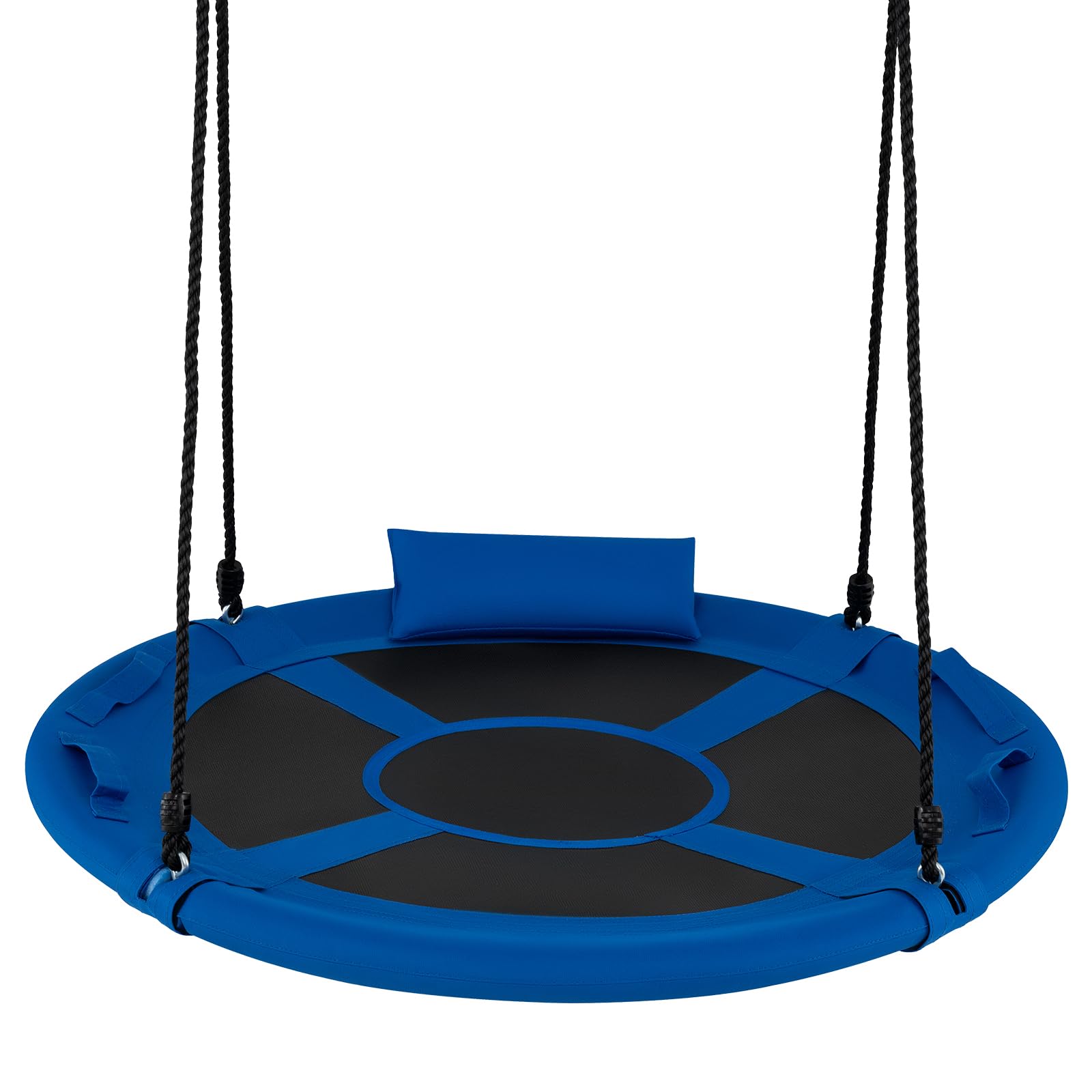 DREAMADE Nestschaukel Outdoor, netzschaukel 100cm bis 150 kg belastbar (Blau)