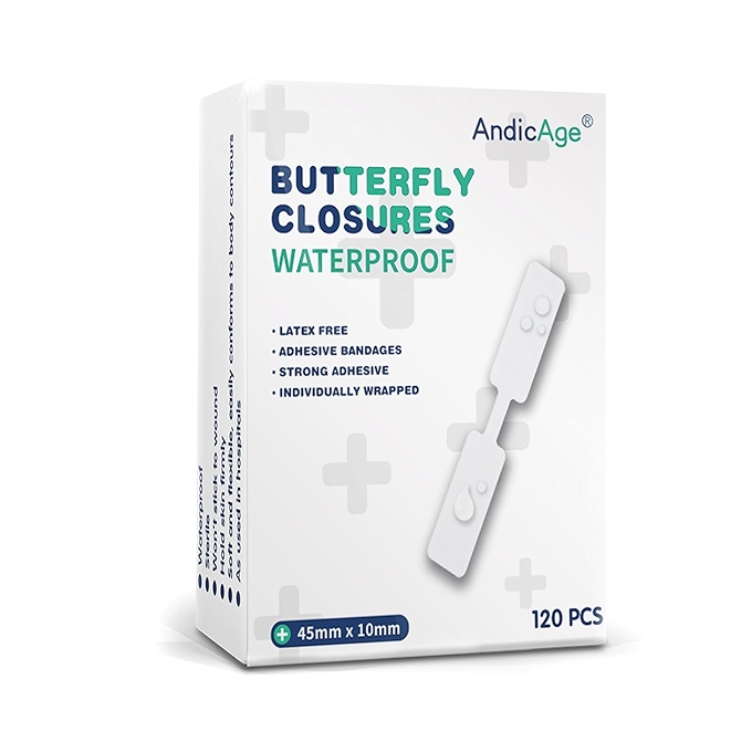 防水粘贴蝶形伤口护带 120片