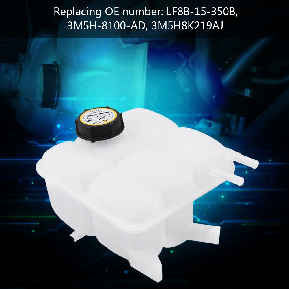 Qiilu QL06028 Serbatoio di Recupero del Liquido di Raffreddamento Automatico Serbatoio di espansione per 3 2004-2012 LF8B-15-350B