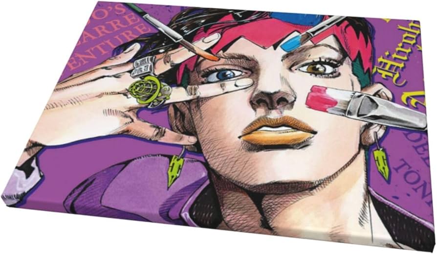 ジョジョ　アートデリ　キャンバスボード　岸辺露伴 Amazon.co.jp: アートパネル ジョジョの奇妙な冒険 岸辺露伴 アート