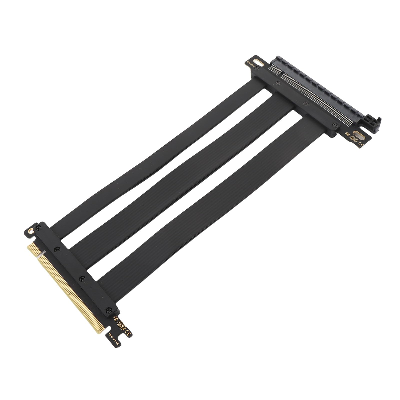 Zunate Port rozszerzeń Elastycznej Karty Przedłużającej PCIe 4.0 X16 do Komputerów PC, Zwiększona trwałość Kabla dla Procesorów Graficznych RTX 8900, Kabel Rozszerzający GPU do Serwerów, Systemy